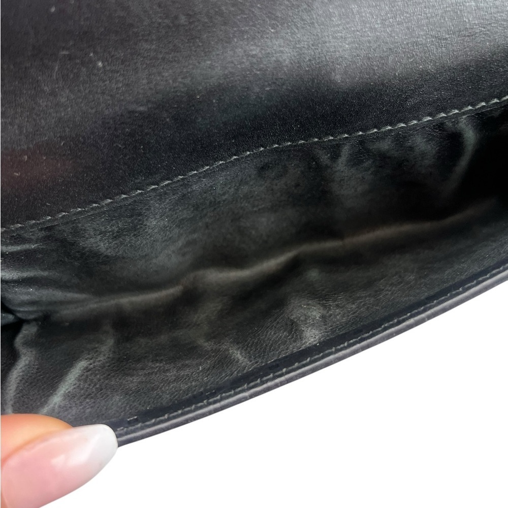 Gucci Black Guccissima Continental Wallet - Picture 7 of 13